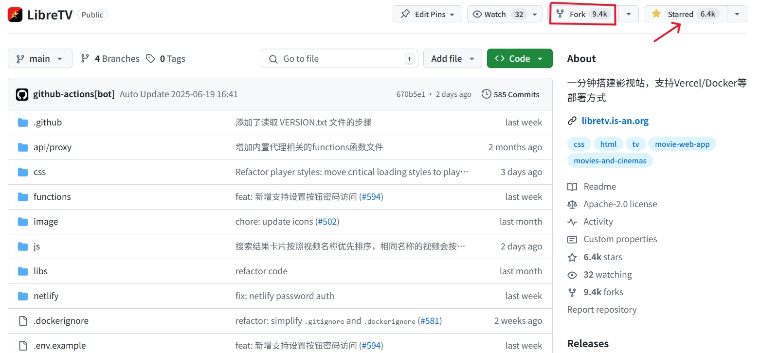 GitHub Fork示列